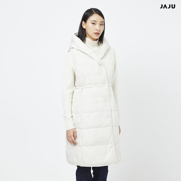 JAJU (자주)여 경량 다운필 롱 베스트 J103401005