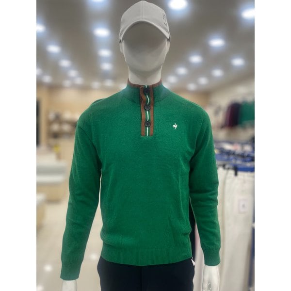 [여주점] 남성 마이 티핑 H-ZIP 스웨터 GO421MKPO4 GREEN