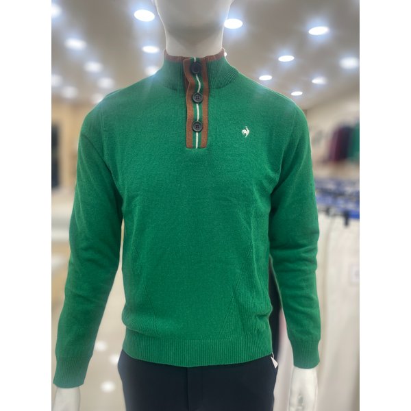 [여주점] 남성 마이 티핑 H-ZIP 스웨터 GO421MKPO4 GREEN