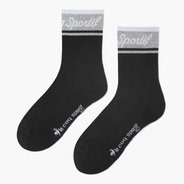 [여주점] 여성 컬러풀 미들 삭스 GR122LSO21 BLCK