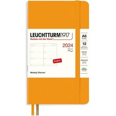  독일 불렛저널 로이텀 2024 다이어리 LEUCHTTURM1917 367676 Weekly Diary Softcover Pocket A6