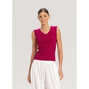 Essential V sleeveless_Persian Red (B61002ATN51_R28)
