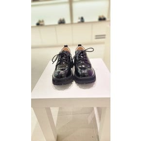 [여주점] 바바라 여성 소가죽 유광 끈 로퍼 AAH144BK