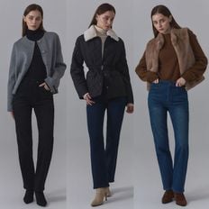 여성 24F/W 라이크라 겨울 본딩 데님 3종[34809830]