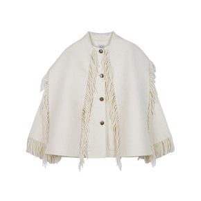 FW25 여성 프린지드 스카프 자켓 254WRO0242FB0471 264