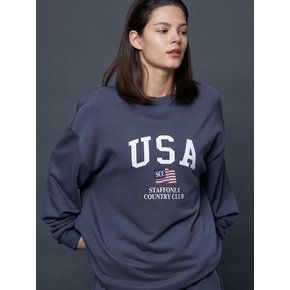 USA SWEATSHIRTS (WASHED NAVY)