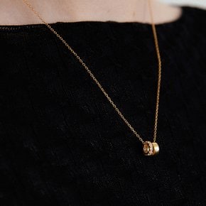 N462 [SILVER925]Cubic Doublering Necklace
