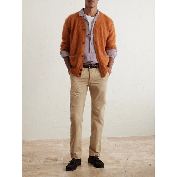 시드 매쉬번 스트레이트 가먼트 다이 코튼 트윌 팬츠 46376663163000082