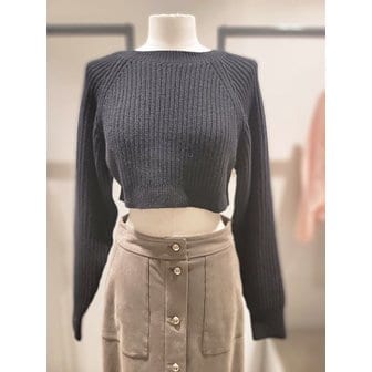 시슬리 [여주점] 울 블렌드 크롭 니트(SAKP64461)