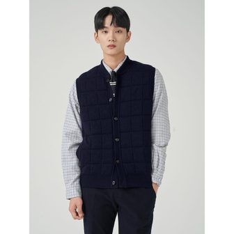 빈폴 [30%OFF]초코 퀼팅 니트 베스트  네이비 (BC395AC30R)