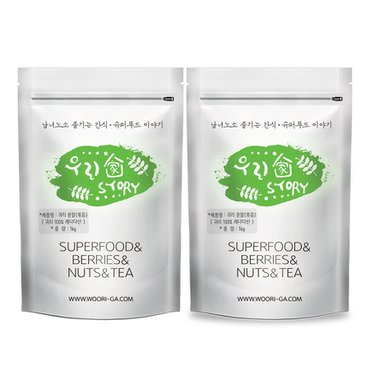 우리가스토리 볶은 귀리분말 1kg  2봉 귀리쉐이크