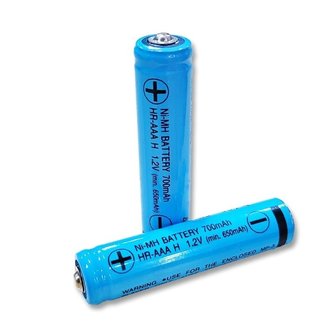  니카도 니켈 수소 700mAh 배터리 건전지 충전지 500회 (WA52B02)