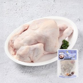 삼계탕 재료 (냉장 생닭 1kg내외 x 2개+7가지 한방 부재료 100g x 2개)