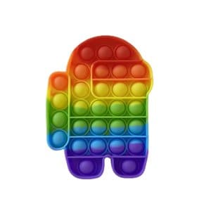 팝잇 푸쉬팝 버블 촉감놀이 - 어몽우주인