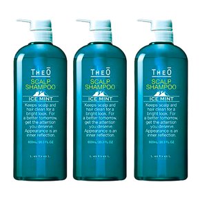 Lebel theo 르벨 지오 스캘프 샴푸 아이스 민트 600ml scalp shampoo ice mint 600ml 3팩