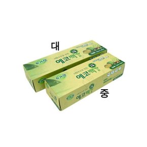 슈가랩 에코백 중 20X35cm (100매) 주방봉투 비닐봉투