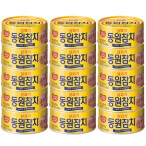 동원F&B 라이트 스탠다드 참치 85g 15개 카놀라유,간식,안주