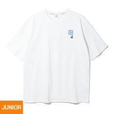 주니어 포인트라인 반팔 티셔츠 J24846 2컬러