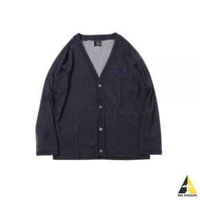 NEEDLES 니들스 Poly Mesh V Neck Cardigan Black (LQ258) (폴리메쉬 브이넥 가디건)