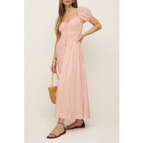 체크 패턴 숏 슬리브 드레스 (Rhett Dress) RF14307033