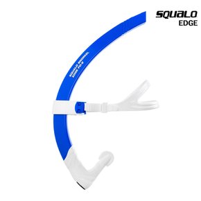 스쿠알로 SQUALO 센터스노클 엣지 FO-2 일체형 수영 강습용 훈련 연습용품 블루
