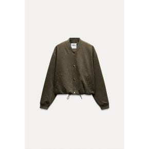 ZARA 자라 텍스처 봄버 재킷 8372/282