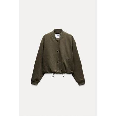 자라 ZARA 자라 텍스처 봄버 재킷 8372/282