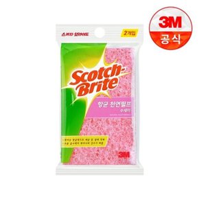항균 천연펄프 스폰지 수세미 2입(일반세척용)