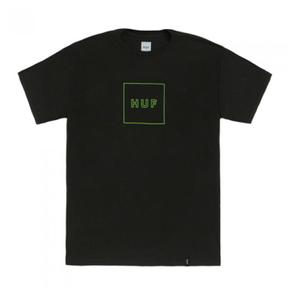 허프 OUTLINE BOX LOGO TEE-BLK