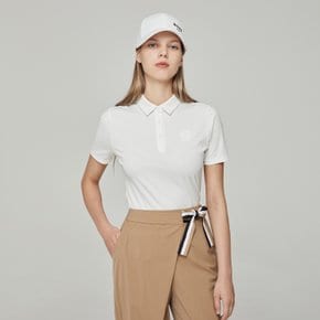 [GIFT 100% 증정] 더블 B 포인트 폴로 티셔츠 WOMAN WHITE