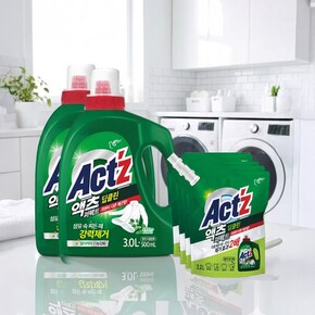 액츠 퍼펙트 액체 세탁세제 3.5L x 2 + 2.2L x 4 - 딥클린