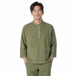 남성 환절기 내추럴워싱 여유핏 한복상하세트 SS-HBA-Q006