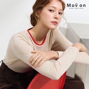 모브온 26SS 실키 모달 배색 티블라우스 4종 (26년 봄 한정판!)