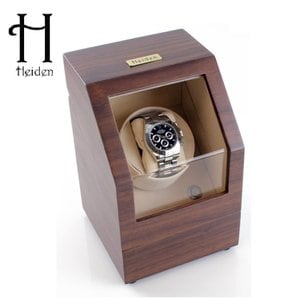 하이덴 하이덴 프리미어 싱글 와치와인더 HD009-Walnut Wood 명품 시계보관함 1구 배터리 가능