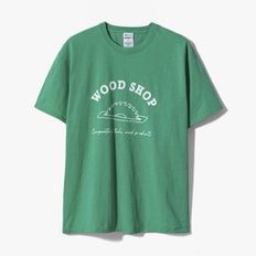 [와일드동키] T-WOOD GREEN / 와일드동키 반팔 티셔츠 WIC1M60005