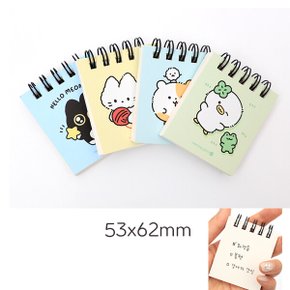 700 캐릭터 미니 수첩 상철(22137)/미니수첩/수첩/유선/문구