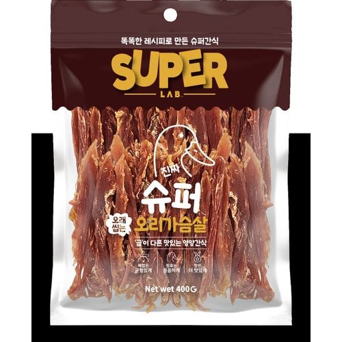 슈퍼랩 오리가슴살 400g