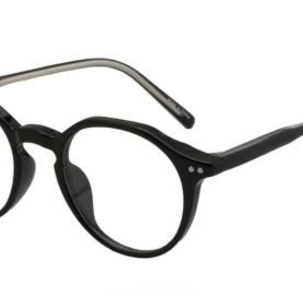 [옷자락] 남녀공용 기본 베이직 라운드 동글이 뿔떼 안경테