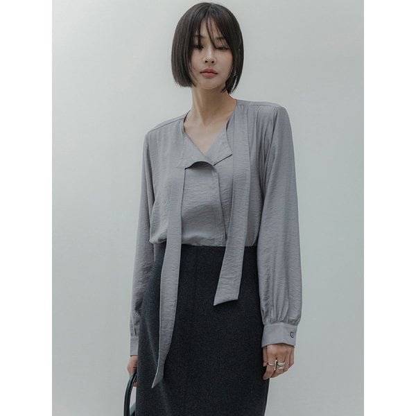 [단독] 샬롱 타이 블라우스