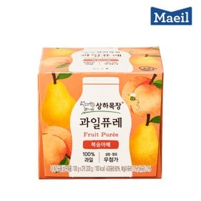 상하목장 과일퓨레 복숭아배 6팩 (100g x12입)