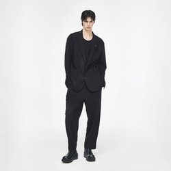 송지오옴므 플리츠 코쿤 블레이저 블랙 SI3JK332BK