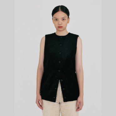 EENK ZIVE Crewneck Waistcoat - Black
