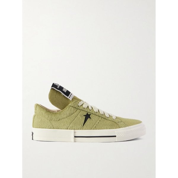 다크쉐도우바이릭오웬스 원스타 가죽 트리밍 카프 헤어 스니커즈 46376663162896218