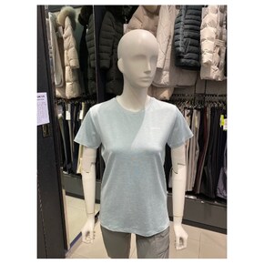 여성 여름 무지 라운드 반팔 코테노티셔츠R 8 1MQTSM4504S8 _SG