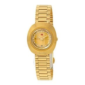 4439580 Rado The Original S Automatic Gold Dial Ladies Watch