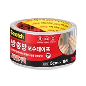 3M)방충망 보수 테이프(롤타입 대형 5cmx1m)