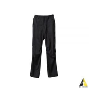 오라리 24 HARD TWIST POLYESTER SATIN LAMI 아미NATE FIELD PANTS BLACK (A24SP03SL) (