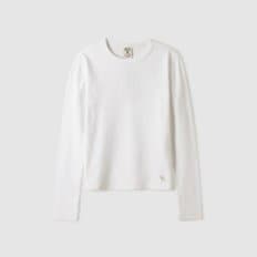 Ribbed Long Sleeve T-shirt WHLAE3821F