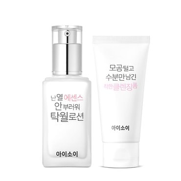 아이소이 수분만 남긴 클렌징폼 150ml+탁월로션 70ml