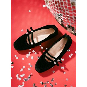 Heart Stone Velvet Maryjane Shoes_VH249OSO001M